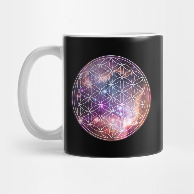 Flower of Life Nebula Stars by Bluepress